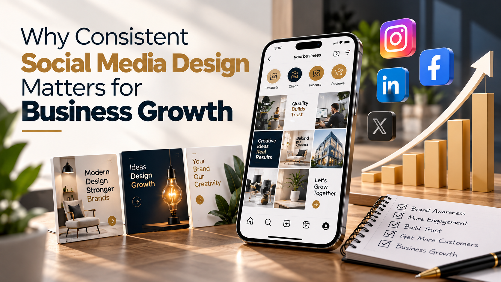 Why Consistent Social Media Design Matters for Business Growth
