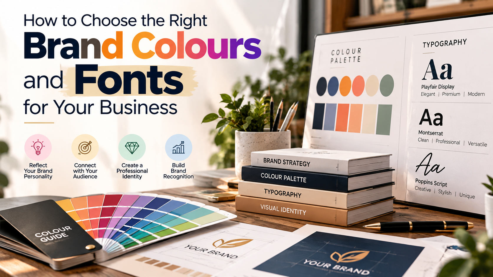 How to Choose the Right Brand Colours and Fonts for Your Business