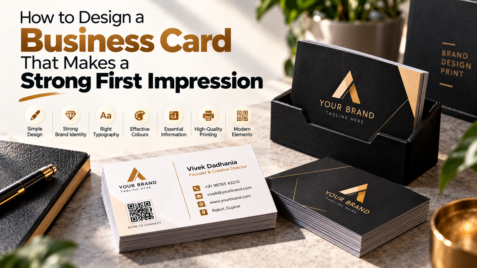 How to Design a Business Card That Makes a Strong First Impression